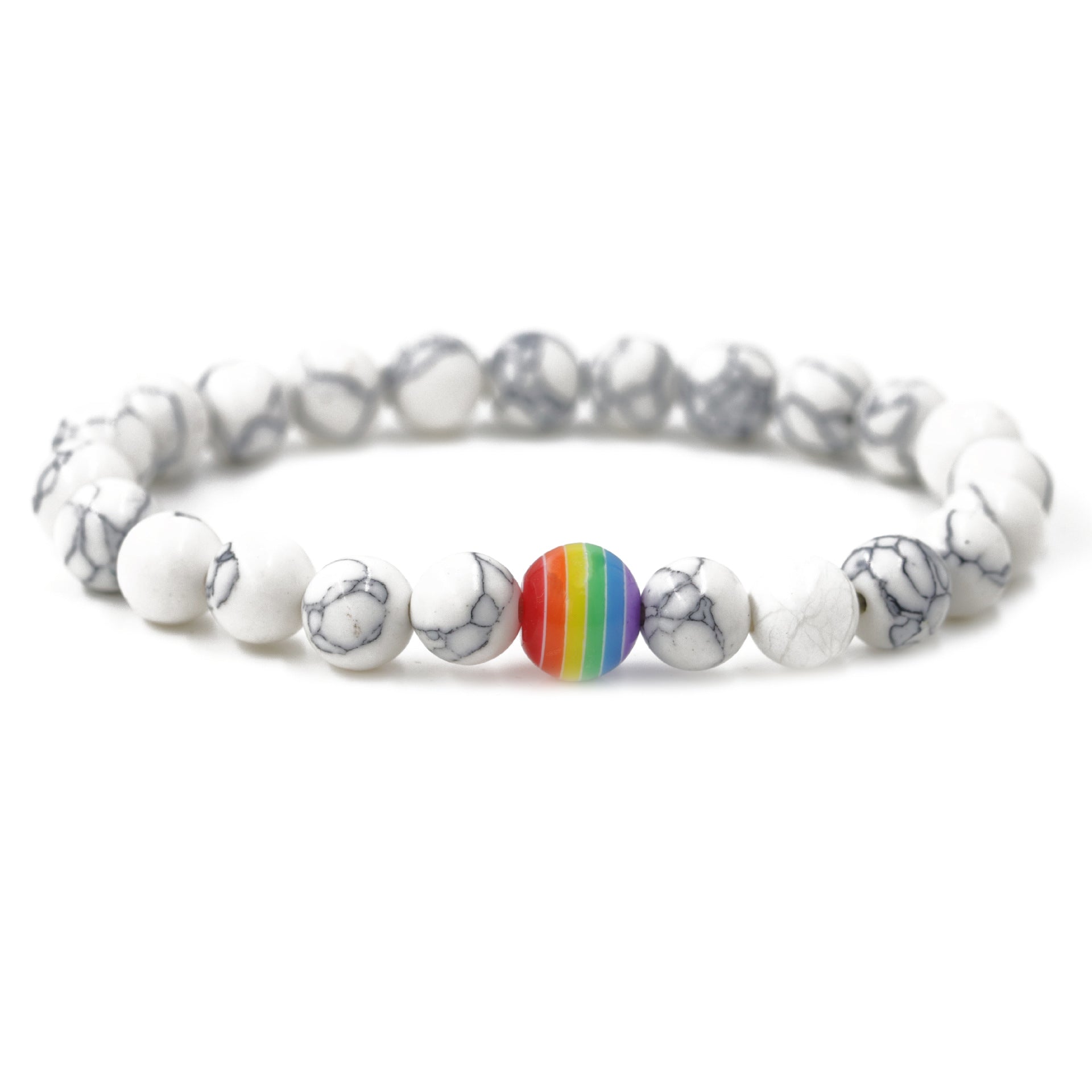 Pulseras de piedra volcánica de ágata de piedra de lava al por mayor